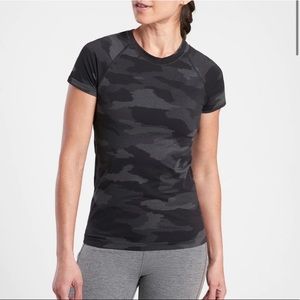 Athleta Momentum Seamless Camo Tee